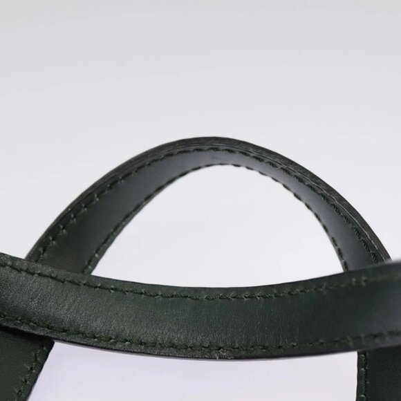 Auth CELINE C Macadam Canvas Hand Bag Gray Gold - Picture 9 of 15